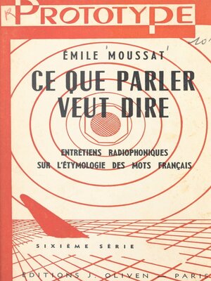 cover image of Ce que parler veut dire (6)